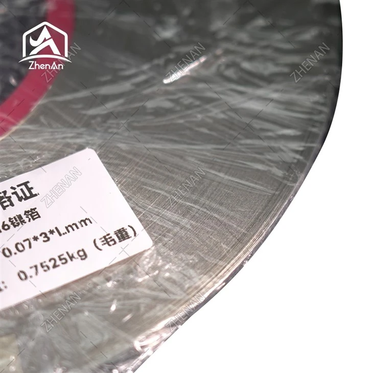99.99% Nickel Ni Foil - Pure Ni 99.99% suppliers